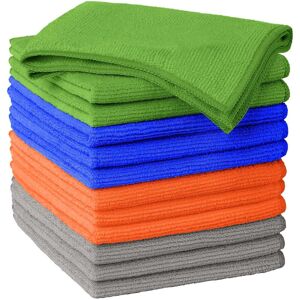 True Face Microfibre Cloth 10 Pack All-Purpose Cleaning Cloths for Cars, House, True Face Microfibre Cloth 10 Pack All-Purpose Cleaning Cloths for Cars, House,