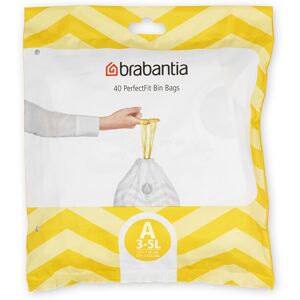 Brabantia PerfectFit Bin Liners (Size A/3 Litre) Thick Plastic Trash Brabantia PerfectFit Bin Liners (Size A/3 Litre) Thick Plastic Trash