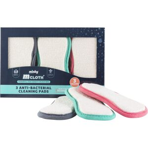 Minky AntiBacterial Cleaing Pad 3 Pack Reusable Microfibre Cloth Minky P Minky AntiBacterial Cleaing Pad 3 Pack Reusable Microfibre Cloth Minky P