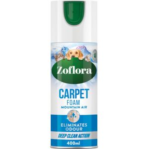 Zoflora Mountain Air Carpet Foam, 1 x 400ml, Carpet Cleaner, Stain Remover Foam Zoflora Mountain Air Carpet Foam, 1 x 400ml, Carpet Cleaner, Stain Remover Foam