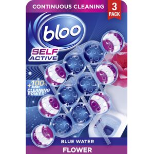 Bloo Self Active Triple Toilet Rim Block and Bowl Cleaner with Bloo Self Active Triple Toilet Rim Block and Bowl Cleaner with
