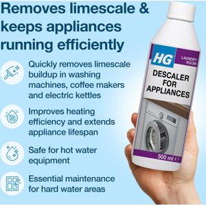 HG Descaler Liquid Removes Scale from Kettles Coffee Machines 500ml HG Descaler Liquid Removes Scale from Kettles Coffee Machines 500ml