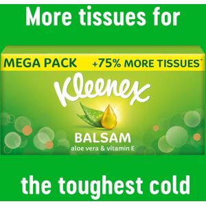Kleenex Balsam Tissues Mega Pack 1344 Sheets 12 Boxes x 112 Sheets Kleenex Balsam Tissues Mega Pack 1344 Sheets 12 Boxes x 112 Sheets