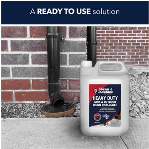 Spear Jackson Heavy Duty Sink and Drain Unblocker Gel Powerful Formul Spear Jackson Heavy Duty Sink and Drain Unblocker Gel Powerful Formul
