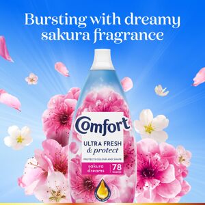 Comfort Ultra Fresh Protect Sakura Dreams Fabric Conditioner softener Comfort Ultra Fresh Protect Sakura Dreams Fabric Conditioner softener