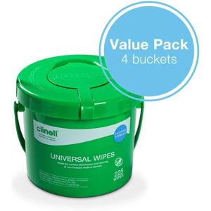 Clinell Universal Cleaning and Disinfectant Wipes for Surfaces 4 x Bu Clinell Universal Cleaning and Disinfectant Wipes for Surfaces 4 x Bu