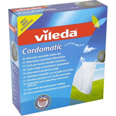 Vileda Cordomatic Retractable Clothes Line, 15 m Vileda Cordomatic Retractable Clothes Line, 15 m