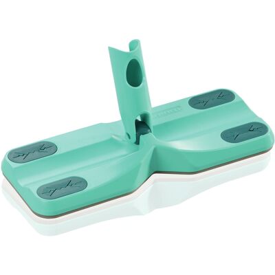 Leifheit Clean and Away Dusting Mop Head for Click System, Plastic, Turquoise Leifheit Clean and Away Dusting Mop Head for Click System, Plastic, Turquoise