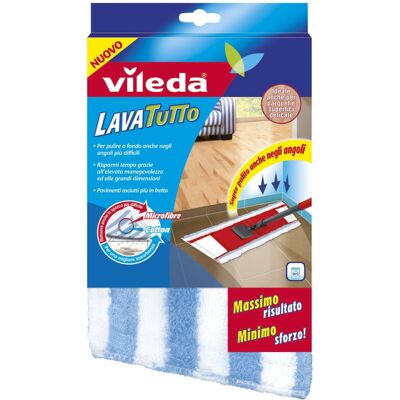 Vileda 141001 lavatutto Cotton Replacement and Microfibre Cloth, Maximum Absorpt Vileda 141001 lavatutto Cotton Replacement and Microfibre Cloth, Maximum Absorpt