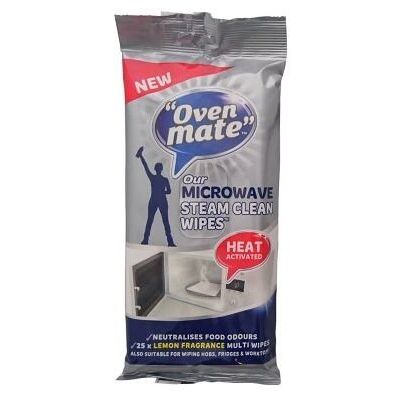 Oven-Mate Oven Mate Microwave Steam Clean Cleaning Cloths - Pack of 25 Oven-Mate Oven Mate Microwave Steam Clean Cleaning Cloths - Pack of 25
