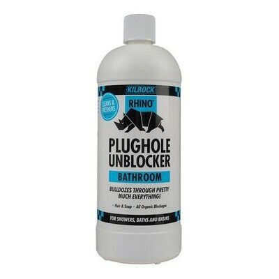 Kilrock RHINOBATH Rhino Bathroom Heavy-Duty Drain Unblocker - Drain Unblocker Kilrock RHINOBATH Rhino Bathroom Heavy-Duty Drain Unblocker - Drain Unblocker