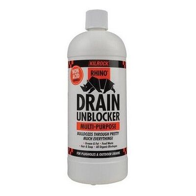 Kilrock RHINOACIDFREE Rhino Drain Unblocker 1 Litre Kilrock RHINOACIDFREE Rhino Drain Unblocker 1 Litre