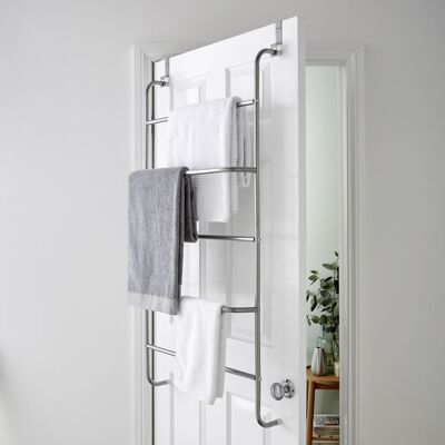 Direct Online Houseware 5 Tier Over Door Clothes Airer Towel Rack Direct Online Houseware 5 Tier Over Door Clothes Airer Towel Rack