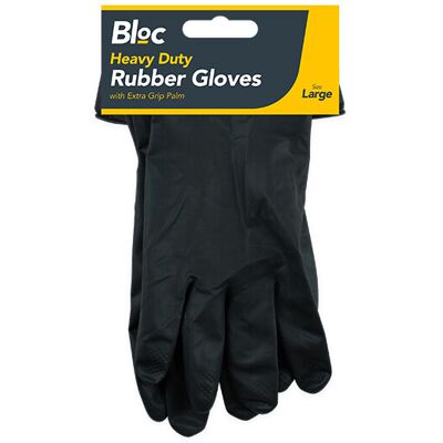 Bloc Heavy Duty Rubber Gloves Bloc Heavy Duty Rubber Gloves