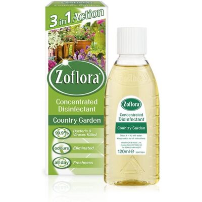 Zoflora - 3 in 1 Antibacterial Disinfectant - Country Garden Zoflora - 3 in 1 Antibacterial Disinfectant - Country Garden