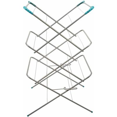 Trendi CLOTHES AIRER 3 TIER LAUNDRY DRYER FOLDING IN & OUTDOOR DRYING RACK Trendi CLOTHES AIRER 3 TIER LAUNDRY DRYER FOLDING IN & OUTDOOR DRYING RACK