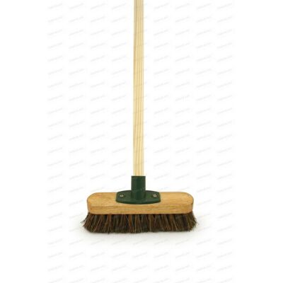 The Dustpan & Brush Store 9" Deck Scrub Yard Scrubbing Brush Stiff Hard Bristle Outdoor Broom & Handle The Dustpan & Brush Store 9" Deck Scrub Yard Scrubbing Brush Stiff Hard Bristle Outdoor Broom & Handle