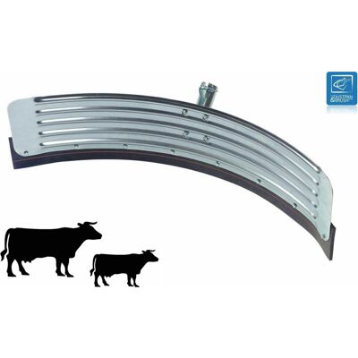 The Dustpan & Brush Store 22" Farm Floor Squeegee Scraper Curved Metal Head Rubber Blade MADE IN ENGLAND The Dustpan & Brush Store 22" Farm Floor Squeegee Scraper Curved Metal Head Rubber Blade MADE IN ENGLAND