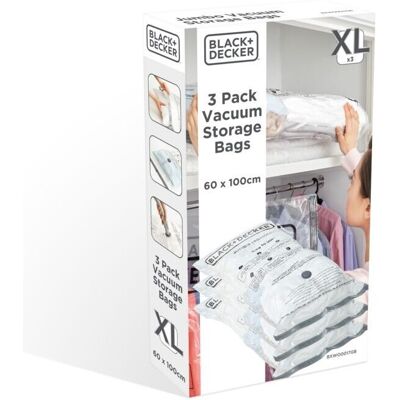 Black & Decker - Vacuum Storage Bags - Jumbo - Storage Bag Black & Decker - Vacuum Storage Bags - Jumbo - Storage Bag