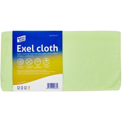 Exel® Microfibre Cloth - 10 pack Exel® Microfibre Cloth - 10 pack