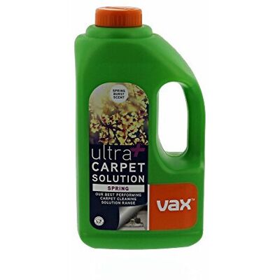 Vax Ultra+Spring Deep Clean Upholstery Carpet Cleaning Solution 1.5 L Vax Ultra+Spring Deep Clean Upholstery Carpet Cleaning Solution 1.5 L
