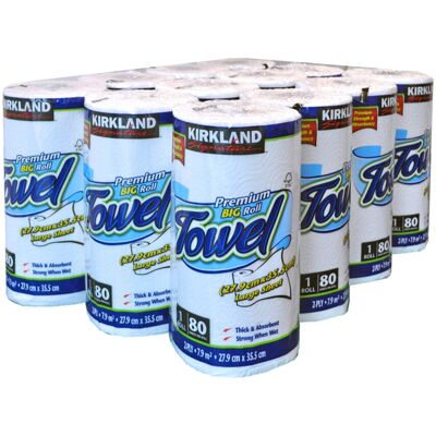 Kirkland Signature - Kitchen Towel - 12 Rolls - Paper Towel Kirkland Signature - Kitchen Towel - 12 Rolls - Paper Towel