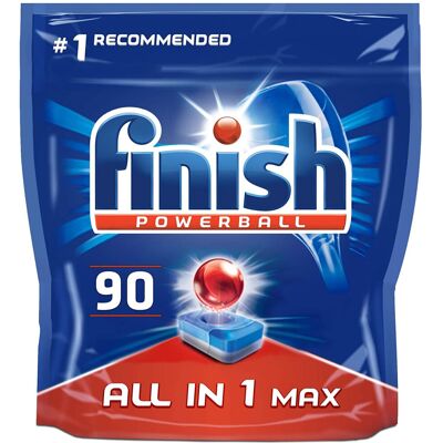 Finish - Powerball All In One Max - 90-count - Dishwasher Tablet Finish - Powerball All In One Max - 90-count - Dishwasher Tablet