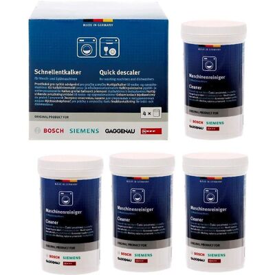 Bosch 00311922 Washing Machine and Dishwasher Descaler, Pack of 4 Bosch 00311922 Washing Machine and Dishwasher Descaler, Pack of 4