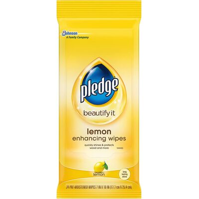 Pledge - Beautifying Lemon Scent - Multi-Surface - Wipes Pledge - Beautifying Lemon Scent - Multi-Surface - Wipes