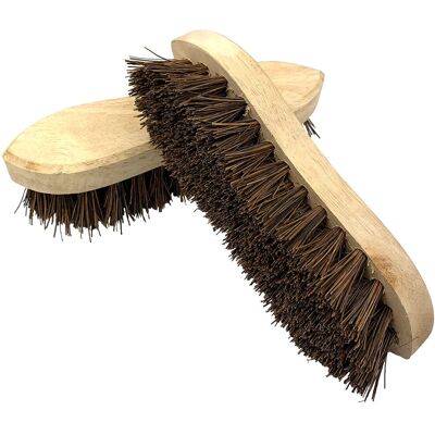 TDBS THE DUSTPAN AND BRUSH STORE 2 Pack Wooden Scrubbing Brush Floor Stiff Scrub Hand Deck Heavy Duty TDBS THE DUSTPAN AND BRUSH STORE 2 Pack Wooden Scrubbing Brush Floor Stiff Scrub Hand Deck Heavy Duty