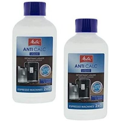 Melitta - Descaler Liquid - 2 x 250ml - Odour Neutral - Descaler Melitta - Descaler Liquid - 2 x 250ml - Odour Neutral - Descaler