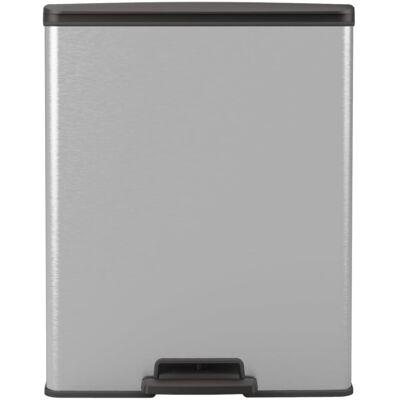 Curver Pedal Bin Deco 65 L Silver Home Kitchen Trash Can Waste Rubbish Bin Curver Pedal Bin Deco 65 L Silver Home Kitchen Trash Can Waste Rubbish Bin