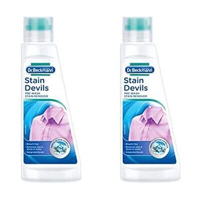 Dr Beckmann Stain Devils Pre-Wash Bleach Free Stain Remover (2 x 250ml) Dr Beckmann Stain Devils Pre-Wash Bleach Free Stain Remover (2 x 250ml)