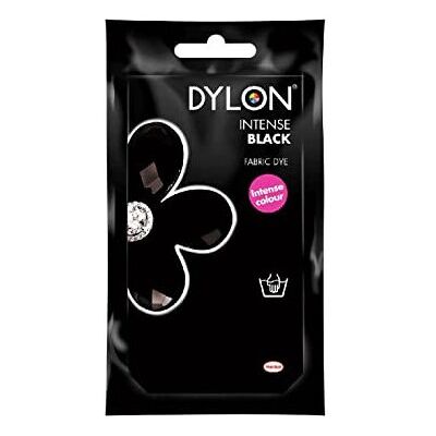 Velvet Black (12) Dylon Hand Dye Die 50g Clothes Fabric Dye Velvet Black (12) Dylon Hand Dye Die 50g Clothes Fabric Dye