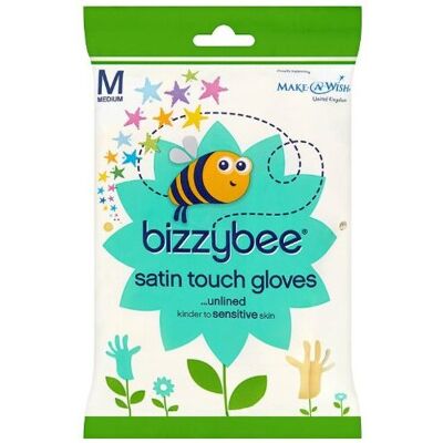 Bizzybee - Satin Touch Rubber Gloves - Medium - Gloves Bizzybee - Satin Touch Rubber Gloves - Medium - Gloves
