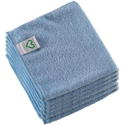 (Blue) Vileda r-MicroTuff Swift Recycled Microfibre Cloths (5 x Cloths) (Blue) Vileda r-MicroTuff Swift Recycled Microfibre Cloths (5 x Cloths)
