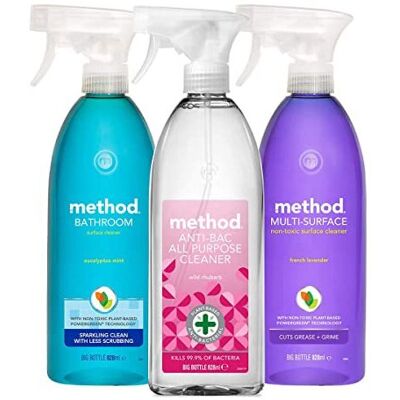 Method Mixed Pack Spray All Purpose Cleaner , Surface Cleaner & Bathroom Cleaner Method Mixed Pack Spray All Purpose Cleaner , Surface Cleaner & Bathroom Cleaner
