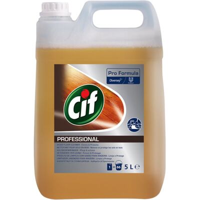 Cif Pro Formula Professional Wood Floor Cleaner 5L (Pack of 1) Cif Pro Formula Professional Wood Floor Cleaner 5L (Pack of 1)