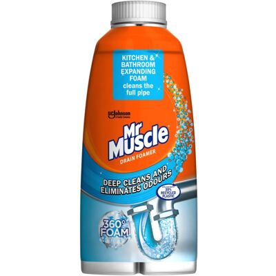 Mr Muscle Drain Foamer 500ml (Pack of 6) Mr Muscle Drain Foamer 500ml (Pack of 6)