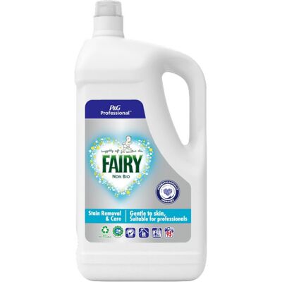 Fairy - Fairy Professional Non-Bio Liquid Detergent - 95 Washes - 4.75L - Detergent Fairy - Fairy Professional Non-Bio Liquid Detergent - 95 Washes - 4.75L - Detergent