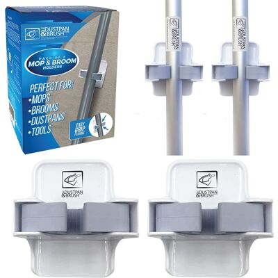TDBS Dustpan Store - Broom Mop Handle Holder - Holder TDBS Dustpan Store - Broom Mop Handle Holder - Holder