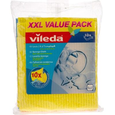 Vileda Sponge Cloth (Pack of 10, XXL) Vileda Sponge Cloth (Pack of 10, XXL)