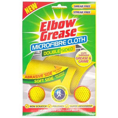 Elbow Grease Double Sided MIcrofibre Cloth 1-Pack Elbow Grease Double Sided MIcrofibre Cloth 1-Pack