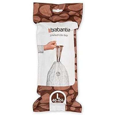 Brabantia PerfectFit Bags L 40-45 litre 20 bags per roll Brabantia PerfectFit Bags L 40-45 litre 20 bags per roll
