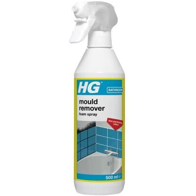 HG Mould Remover Foam Spray, Mould Spray & Mildew Cleaner, Removes Mould Stains HG Mould Remover Foam Spray, Mould Spray & Mildew Cleaner, Removes Mould Stains