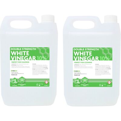 Hexeal - Double Strength White Vinegar - 10L - Surface cleaner - Cleaner Hexeal - Double Strength White Vinegar - 10L - Surface cleaner - Cleaner