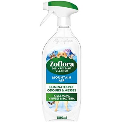 Zoflora Mountain Air 800ml Multipurpose Disinfectant Cleaner, Antibacterial Surf Zoflora Mountain Air 800ml Multipurpose Disinfectant Cleaner, Antibacterial Surf