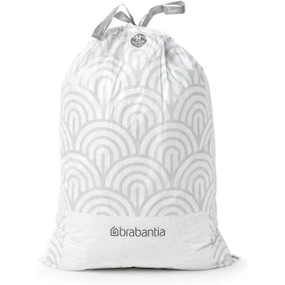 Brabantia 138744 PerfectFit Bin Liners (Size H/50-60 Litre) Thick Plastic Trash Brabantia 138744 PerfectFit Bin Liners (Size H/50-60 Litre) Thick Plastic Trash