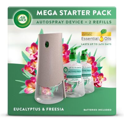 Air Wick - Aerosol-Free Auto Air Freshener - Eucalyptus Air Wick - Aerosol-Free Auto Air Freshener - Eucalyptus