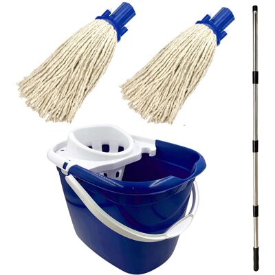The Dustpan & Brush Store - Mop Bucket - 12L - Wringer The Dustpan & Brush Store - Mop Bucket - 12L - Wringer